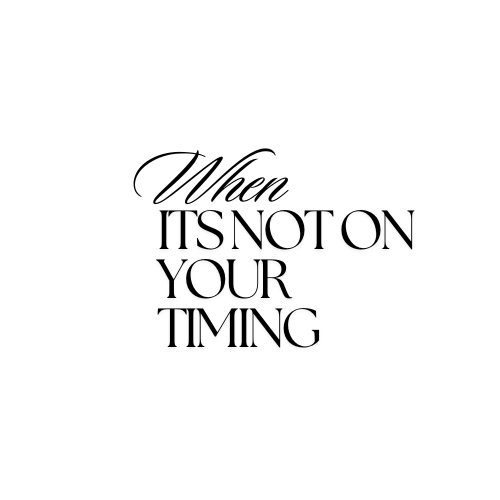 WAITING WELL ON AN TIME GOD