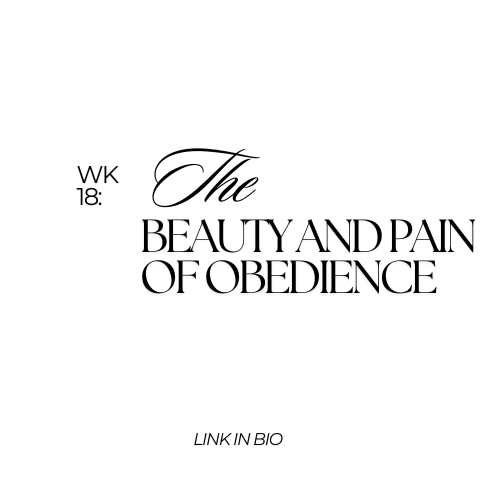 THE BEAUTY AND PAIN OF OBEDIENCE